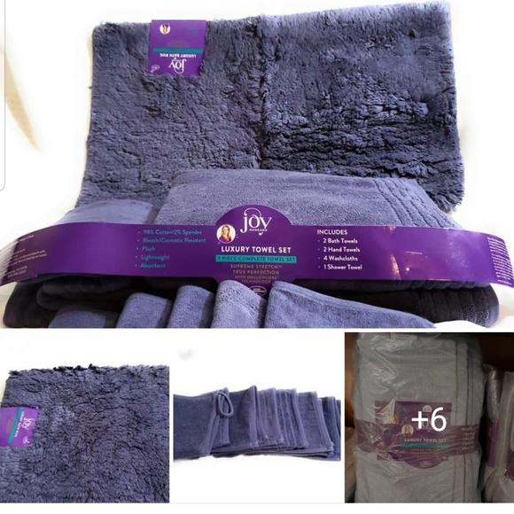 Joy Mangano Bath Joy Mangano Luxury 1 Piece Towel Set Poshmark